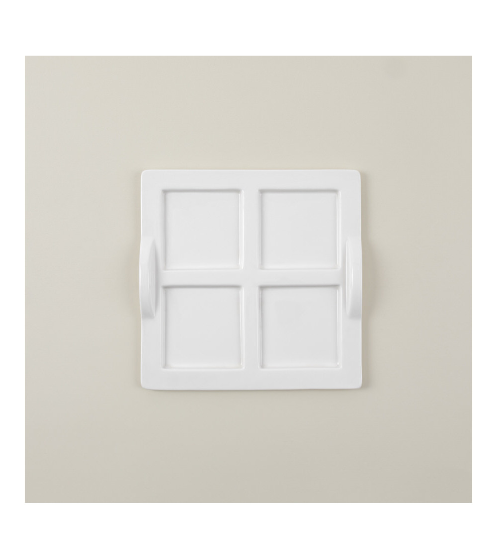 Bandeja x4 vajilla colección Fine China Aperitivo de Eurodra en Valladolid