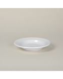 Plato hondo vajilla colección High White Básico de Eurodra en Valladolid