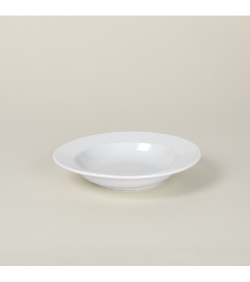 Plato hondo vajilla colección High White Francés de Eurodra en Valladolid