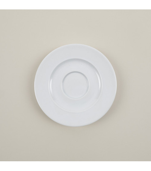 Platillo vajilla colección High White Singapur de Eurodra en Valladolid