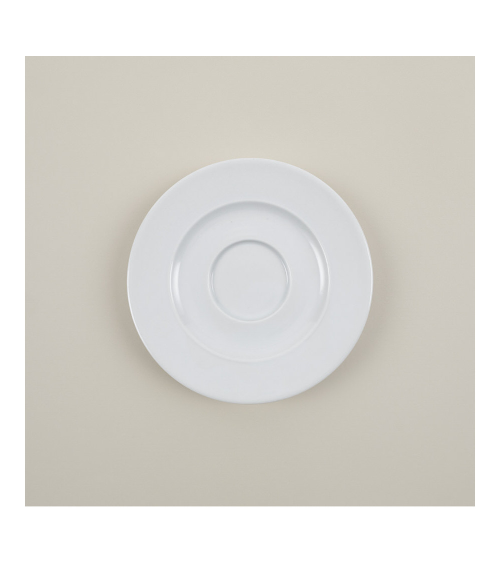 Platillo vajilla colección High White Singapur de Eurodra en Valladolid