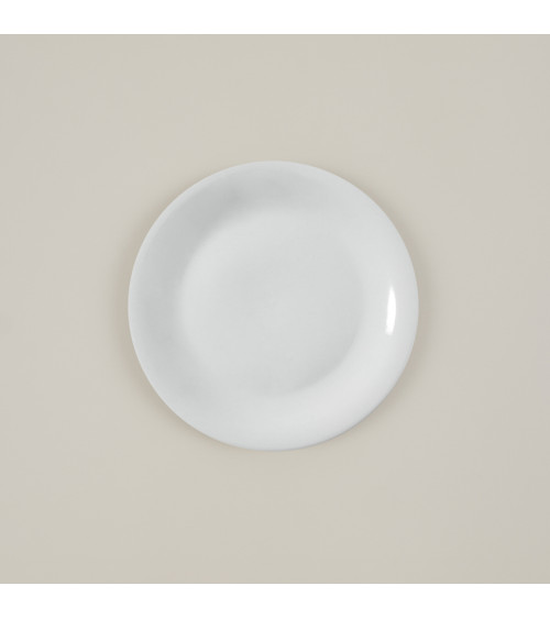 Plato llano vajilla colección High White Canarias de Eurodra en Valladolid