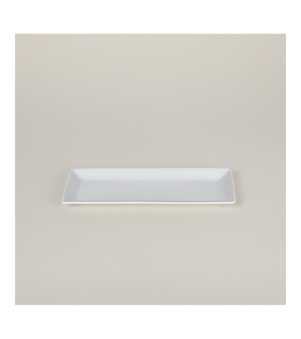 Fuente vajilla colección High White Rectangles de Eurodra en Valladolid