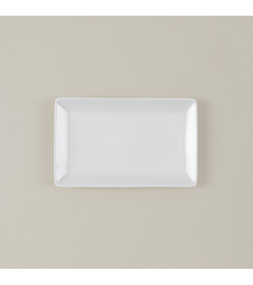 Fuente vajilla colección High White Rectangles de Eurodra en Valladolid