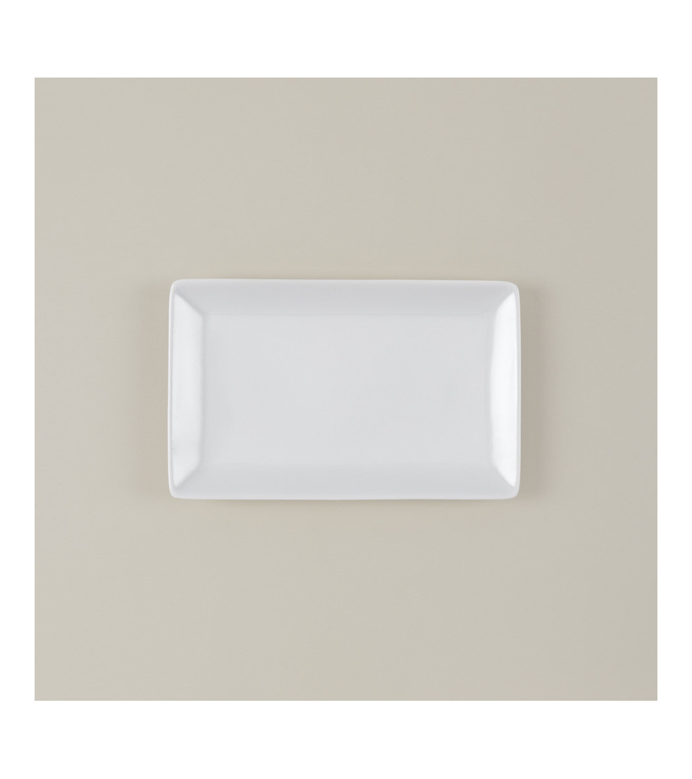 Fuente vajilla colección High White Rectangles de Eurodra en Valladolid