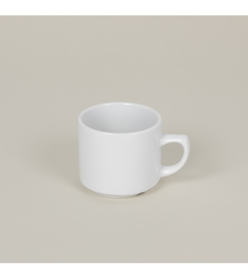 Taza vajilla colección High White Cup&Saucer Inglés de Eurodra en Valladolid