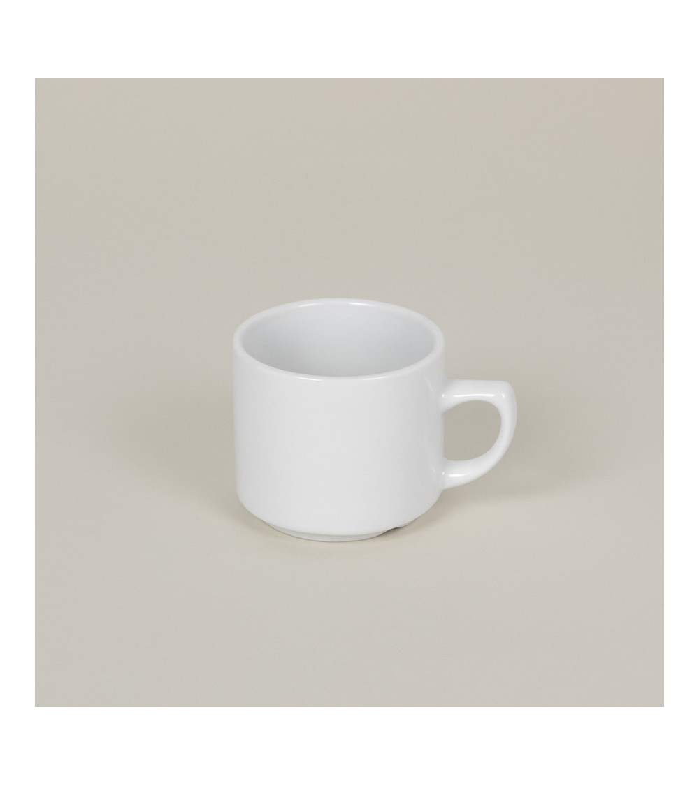 Taza vajilla colección High White Cup&Saucer Inglés de Eurodra en Valladolid