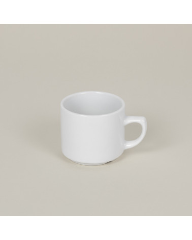 Taza vajilla colección High White Cup&Saucer Inglés de Eurodra en Valladolid