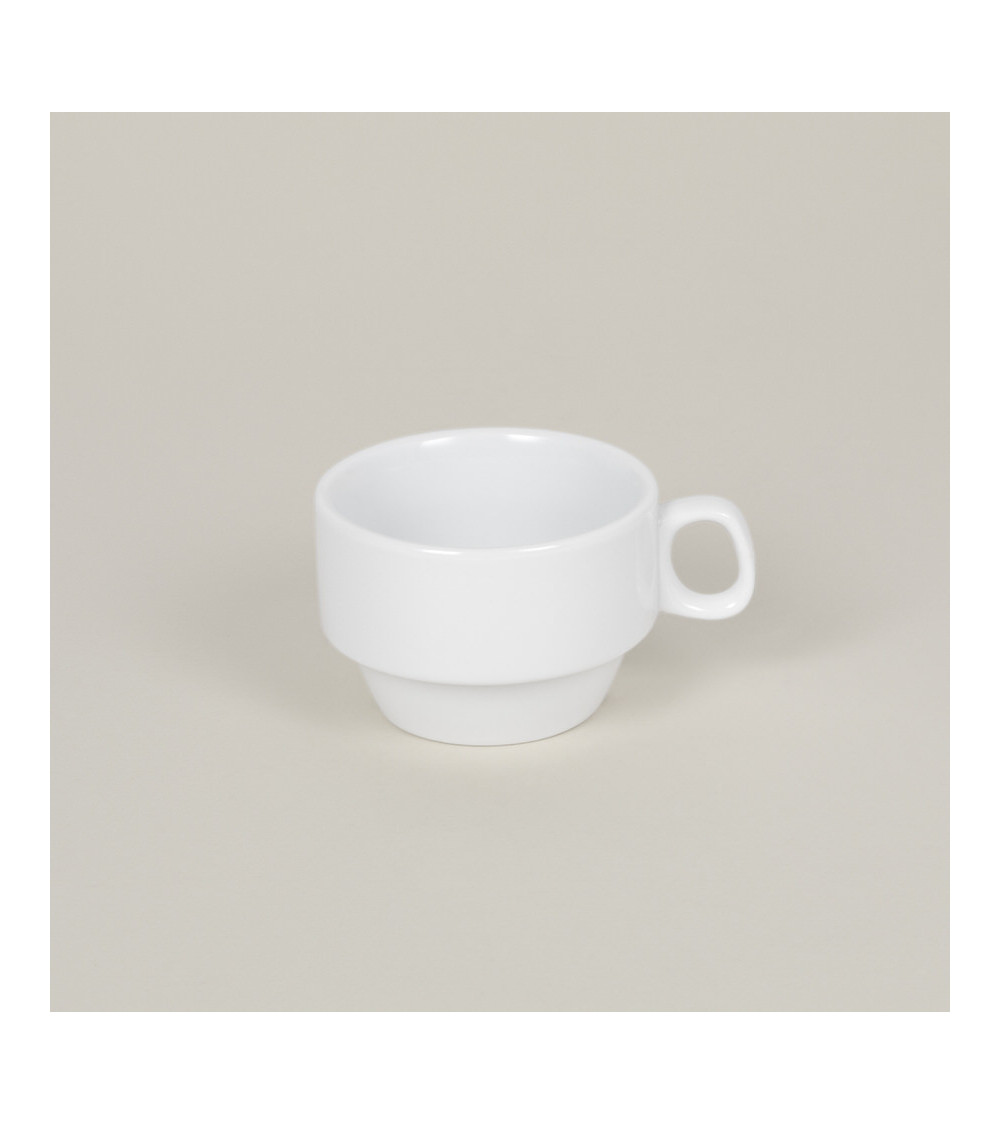 Taza vajilla colección High White Cup&Saucer Alba de Eurodra en Valladolid