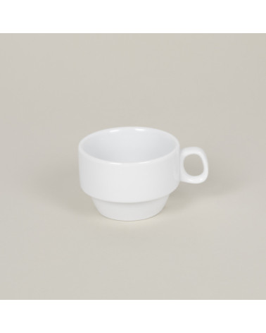 Taza vajilla colección High White Cup&Saucer Alba de Eurodra en Valladolid