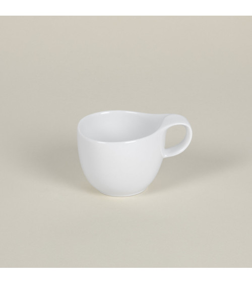 Taza vajilla colección High White Cup&Saucer Italiano de Eurodra en Valladolid