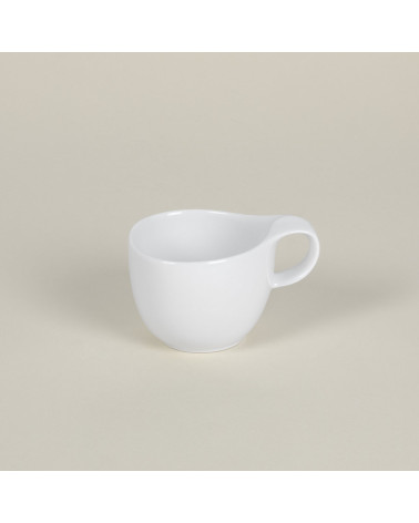 Taza vajilla colección High White Cup&Saucer Italiano de Eurodra en Valladolid