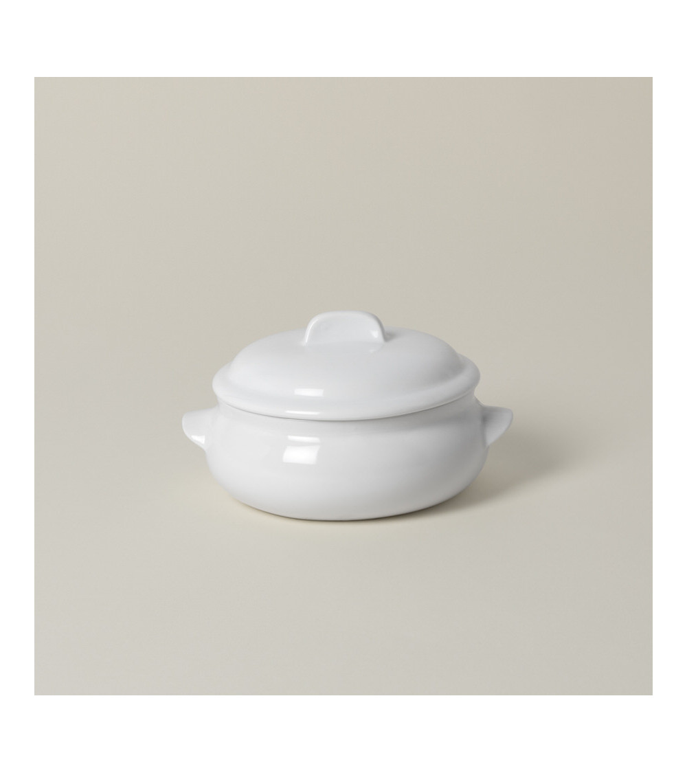 Tapa de cazuela vajilla colección High White Complementos de Eurodra en Valladolid