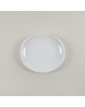 Plato carne vajilla colección High White Complementos de Eurodra en Valladolid