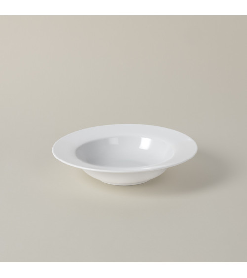 Plato pasta vajilla colección High White Complementos de Eurodra en Valladolid