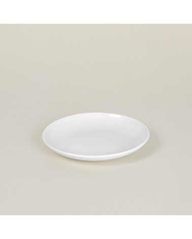 Plato llano vajilla colección High White Complementos de Eurodra en Valladolid