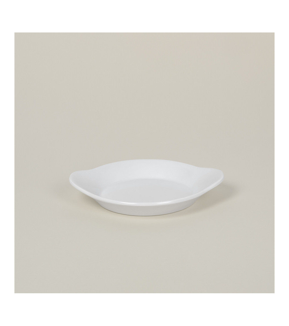 Plato huevos vajilla colección High White Complementos de Eurodra en Valladolid