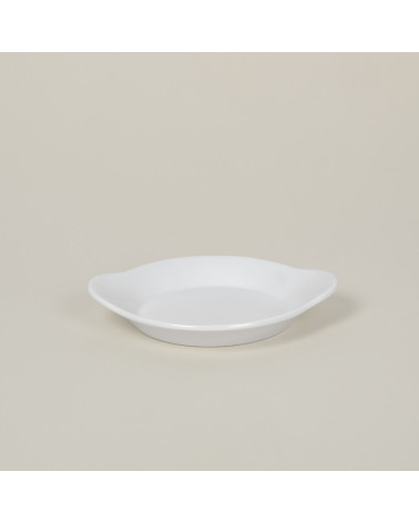 Plato huevos vajilla colección High White Complementos de Eurodra en Valladolid