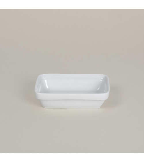 Bol rectangular vajilla colección High White Complementos Hospital de Eurodra en Valladolid