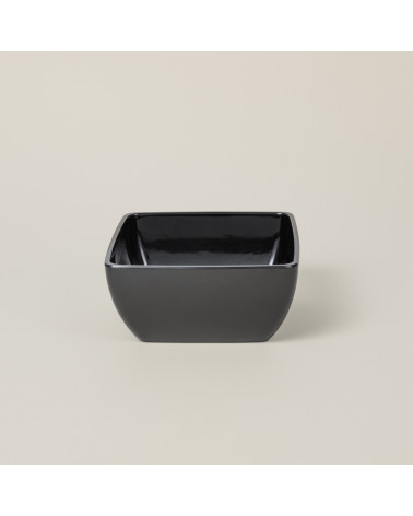 Bol negro brillo vajilla colección Melamina de Eurodra en Valladolid