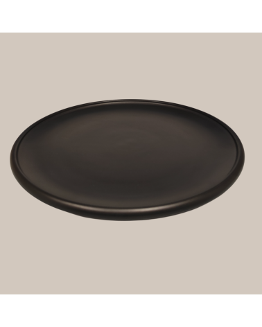 Plato redondo negro | Black round plate